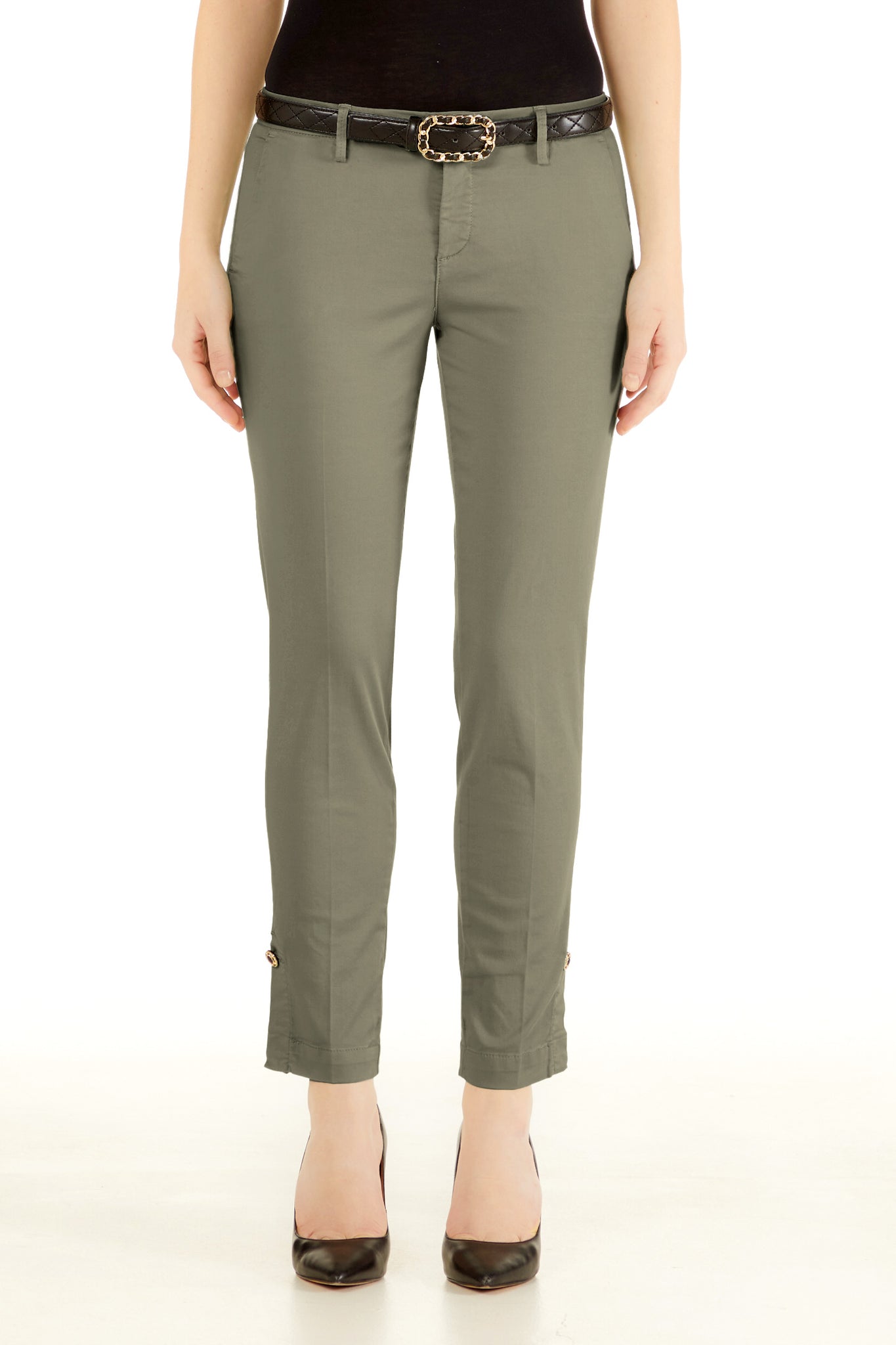 Pantalone con Applicazione Liu Jo / Verde - Ideal Moda