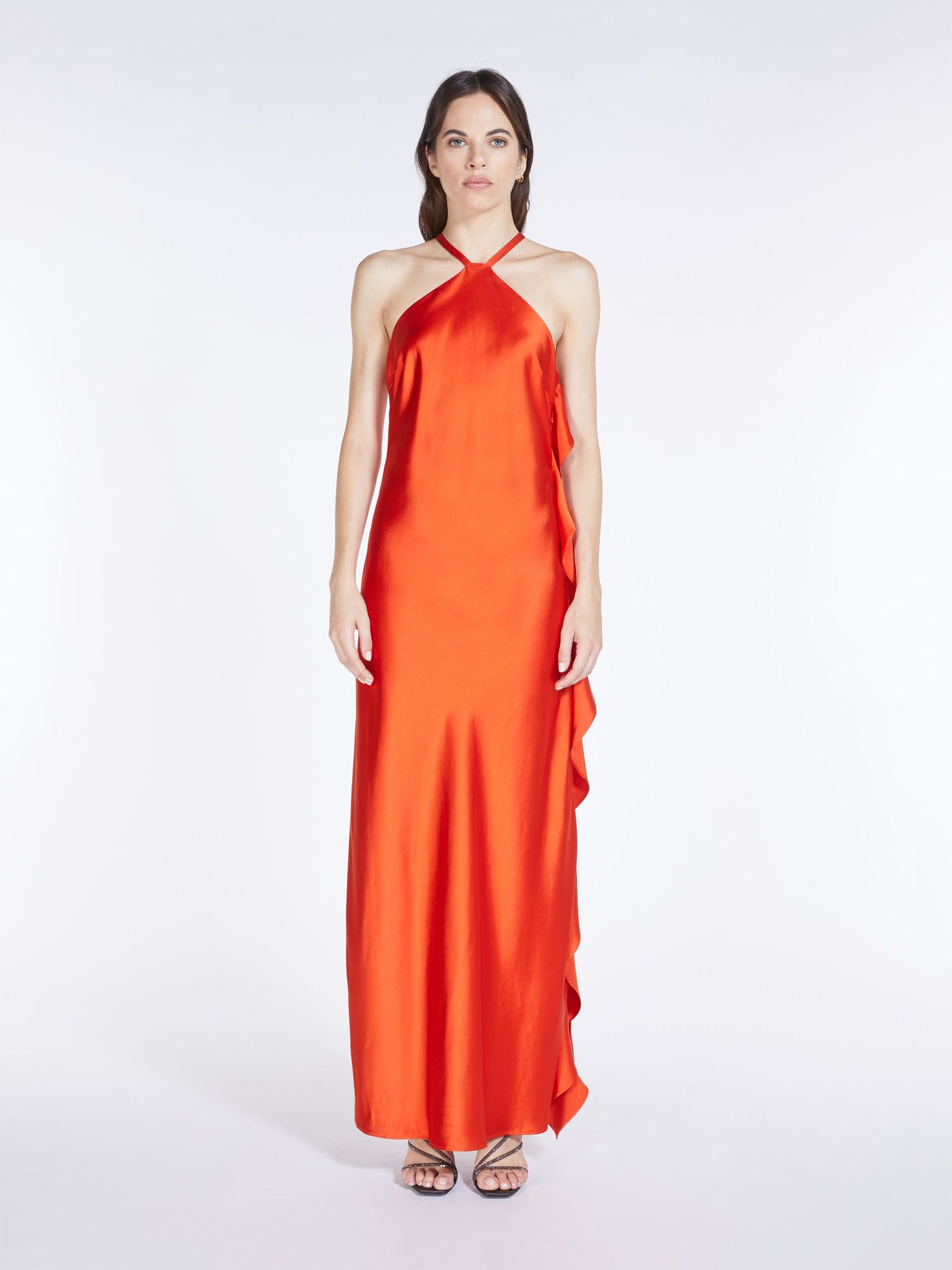 Abito in Raso Max Mara / Arancione - Ideal Moda