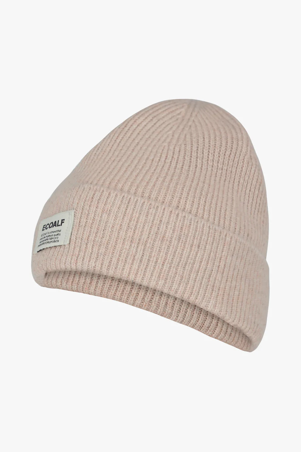 Cappello in Lana con Logo Ecoalf / Beige - Ideal Moda