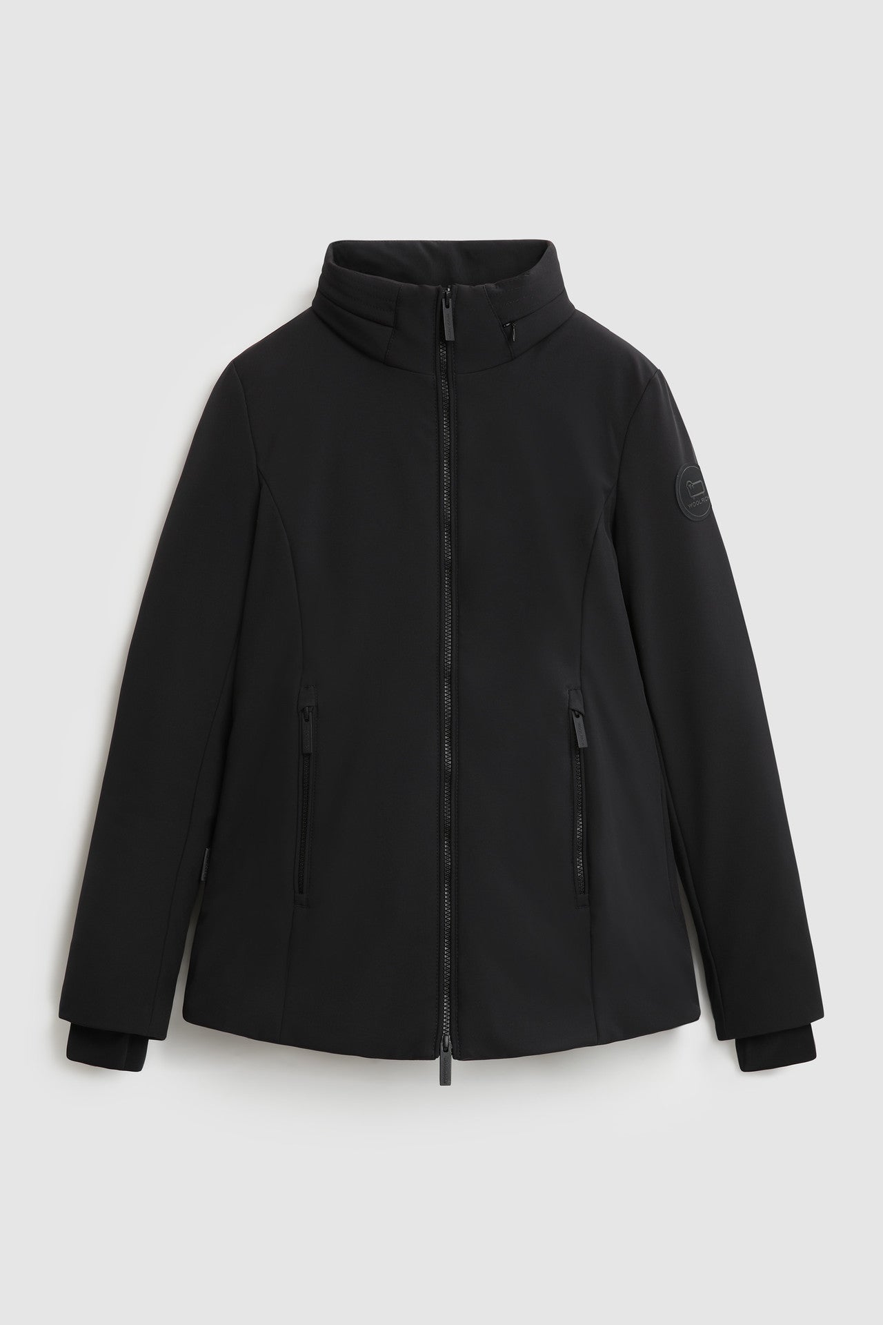 Giacca Woolrich con cappuccio nascosto Nero