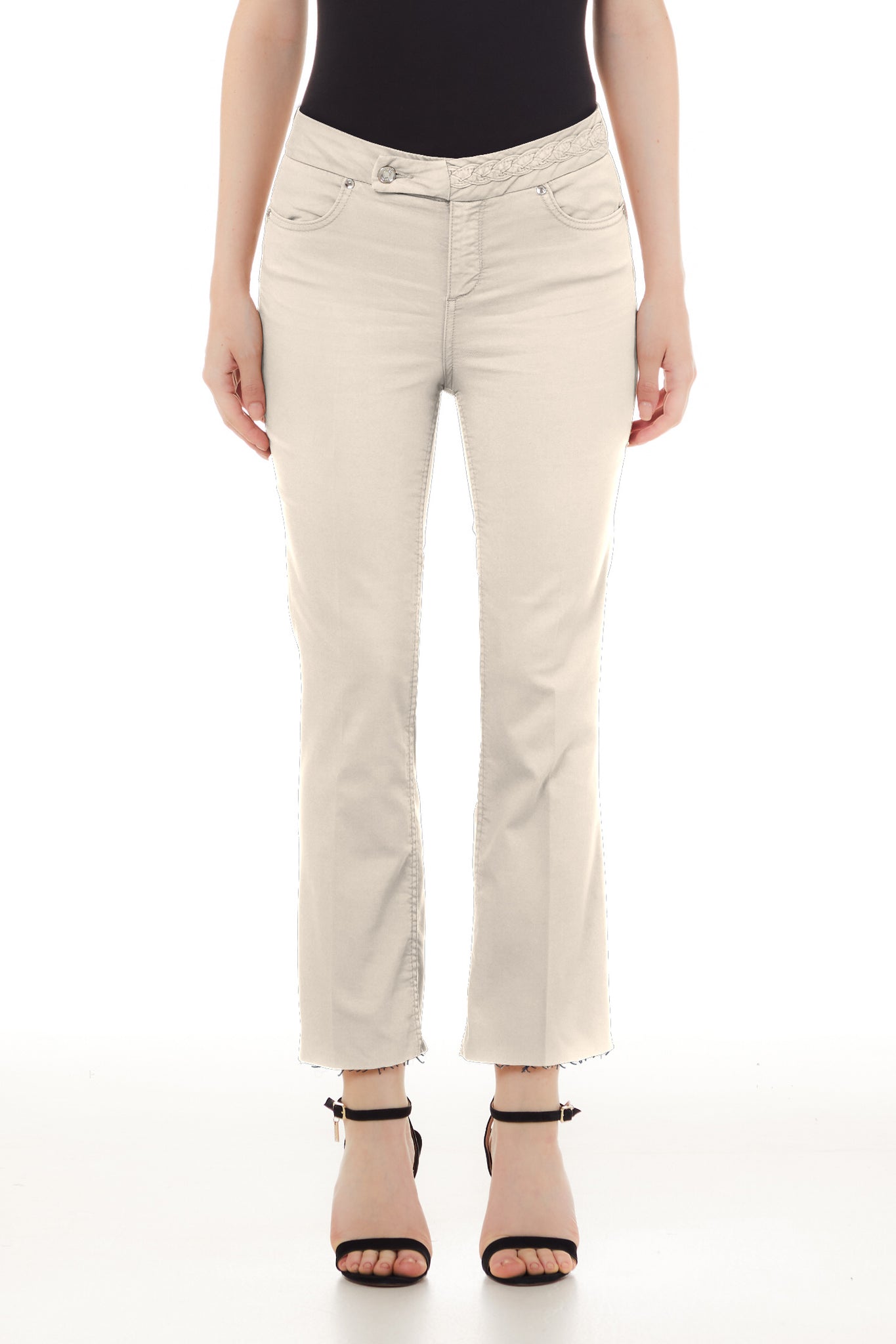 Pantalone Bottom Up Liu Jo / Bianco - Ideal Moda