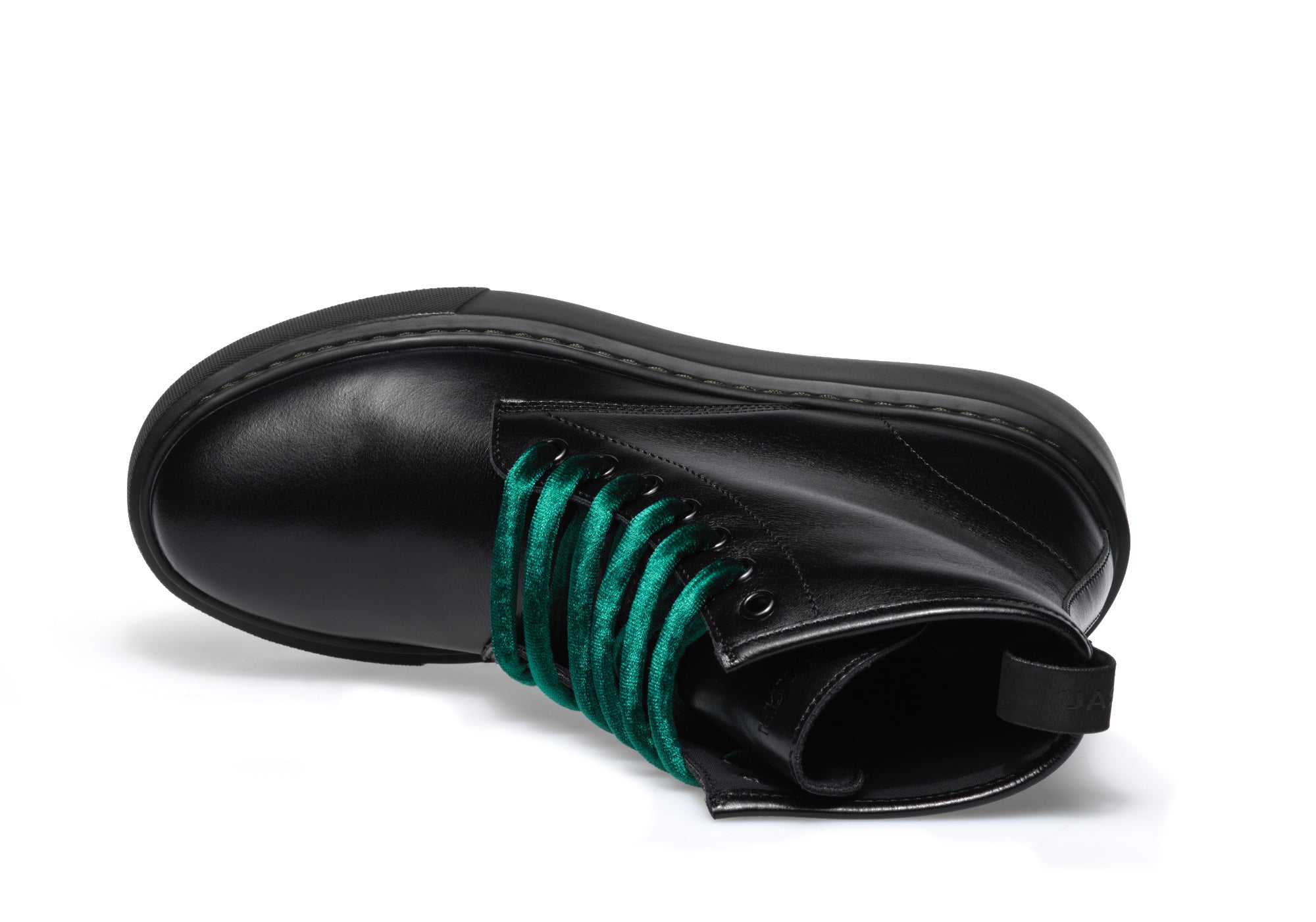 Anfibio Frau in Pelle / Nero - Ideal Moda