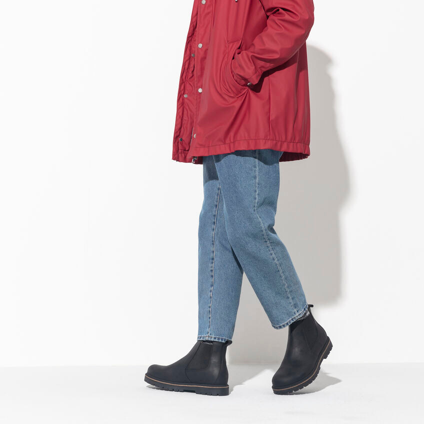 Stivaletto in Pelle Samosciata Birkenstock / Nero - Ideal Moda