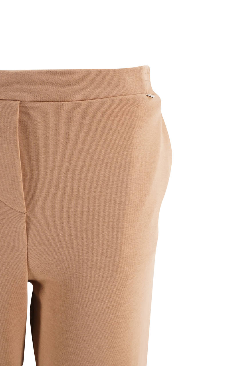 Pantalone Kocca con Cinturino Alto / Beige - Ideal Moda