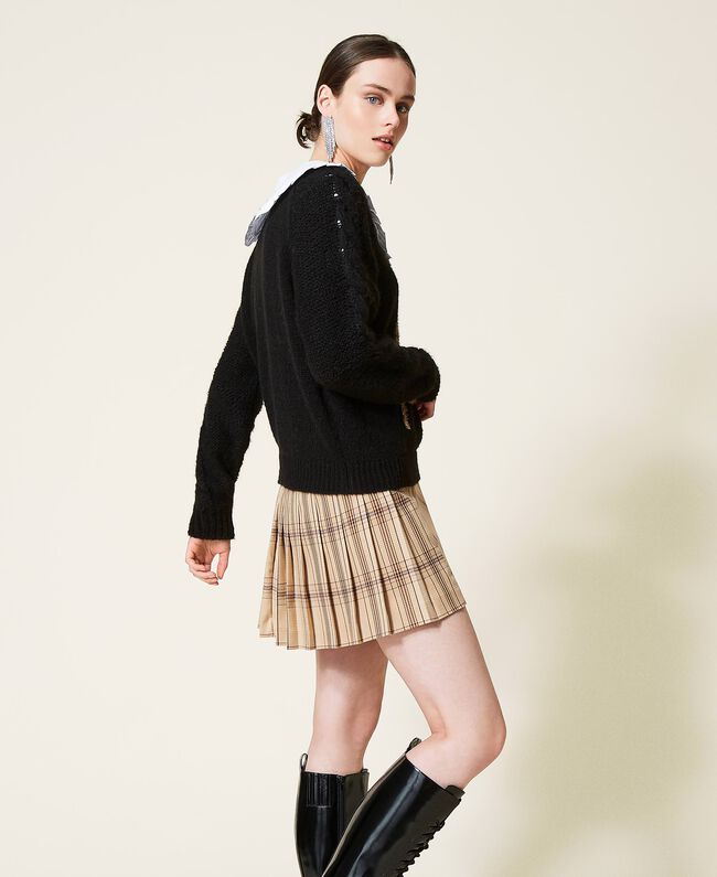 Maglia Twin Set con Logo / Nero - Ideal Moda