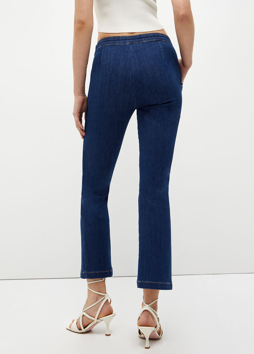 Jeans Cropped con Accessorio Liu Jo / Jeans - Ideal Moda