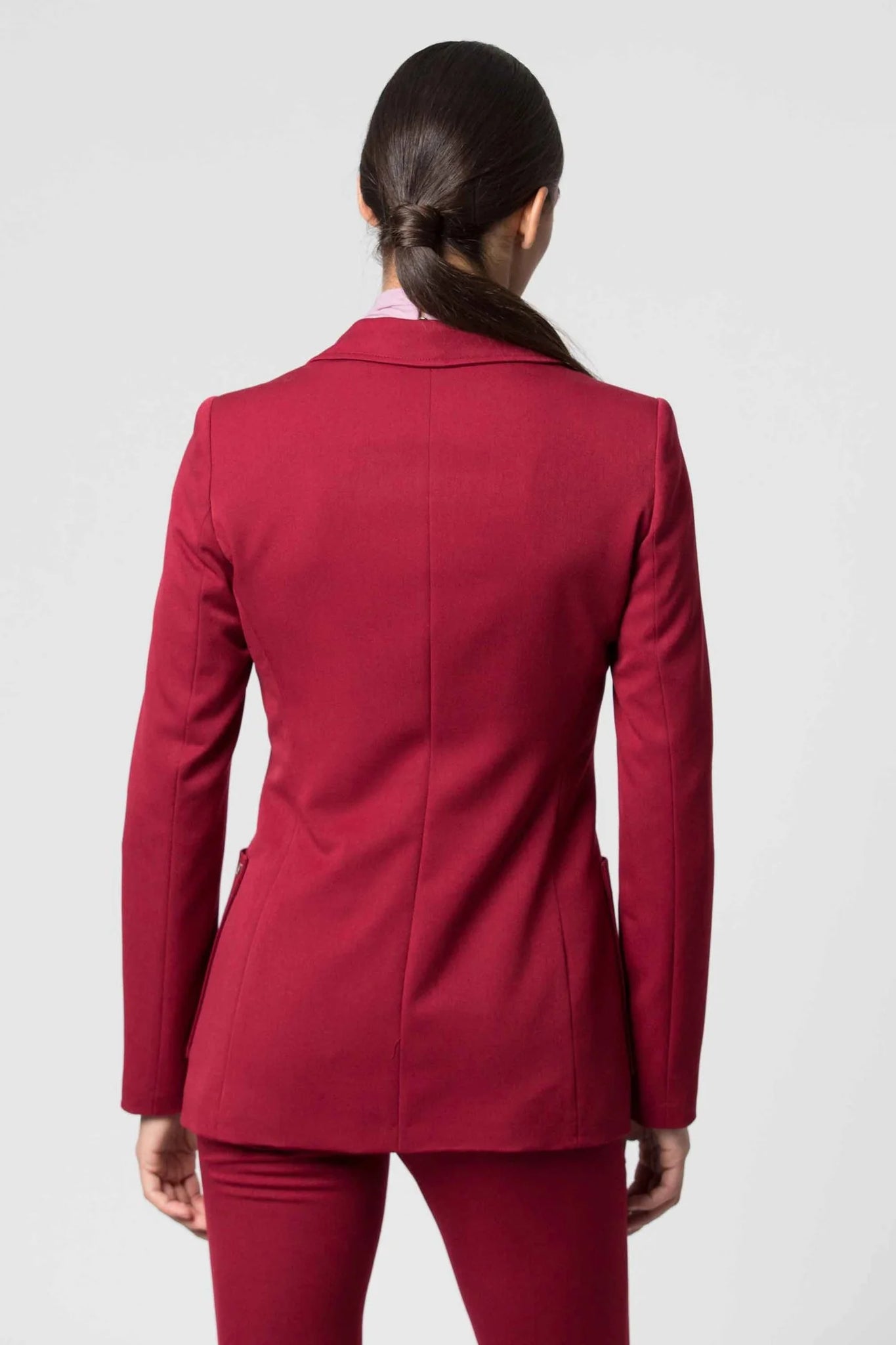 Giacca con Chiusura a Gancetto Kocca / Bordeaux - Ideal Moda