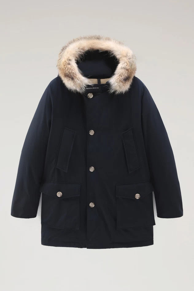 Arctic Parka Woolrich con Pelliccia / Blu - Ideal Moda