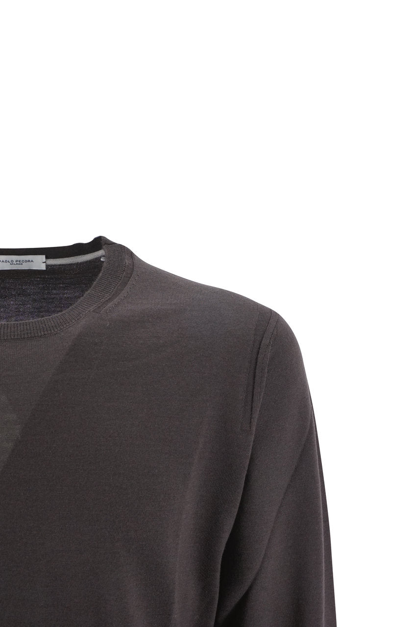 Maglia Paolo Pecora Girocollo / Marrone - Ideal Moda