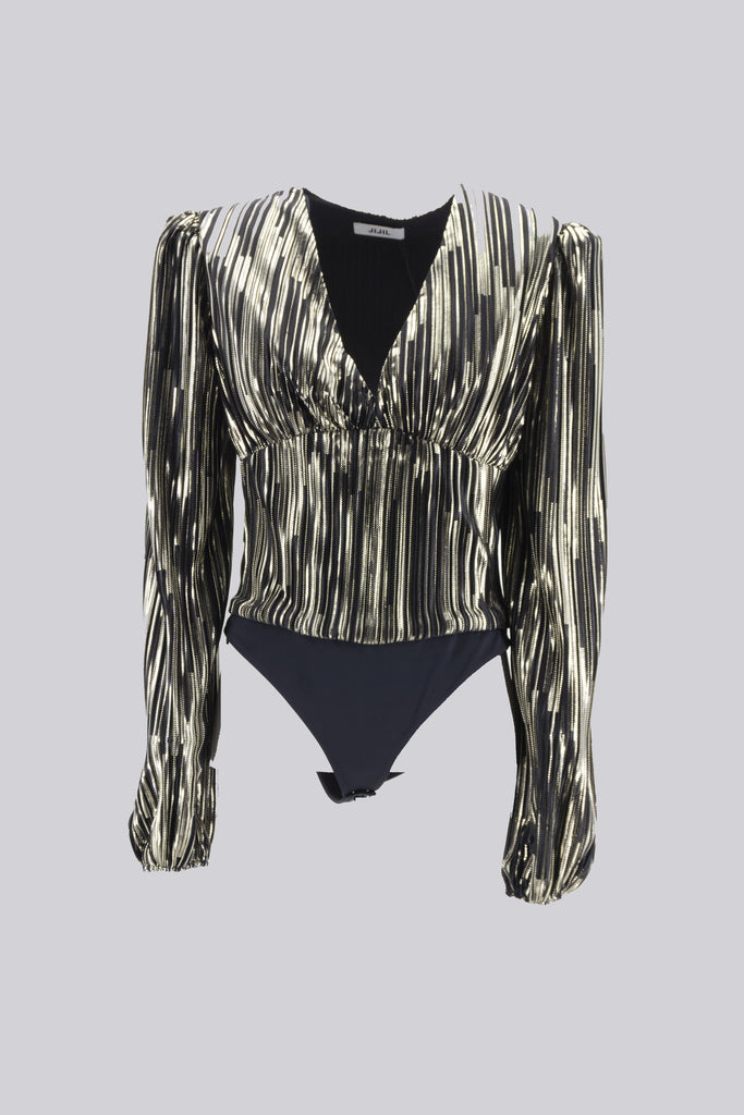 Body Laminato / Nero - Ideal Moda