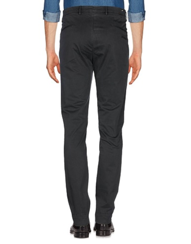 Pantalone Tasca America In Raso / Nero - Ideal Moda