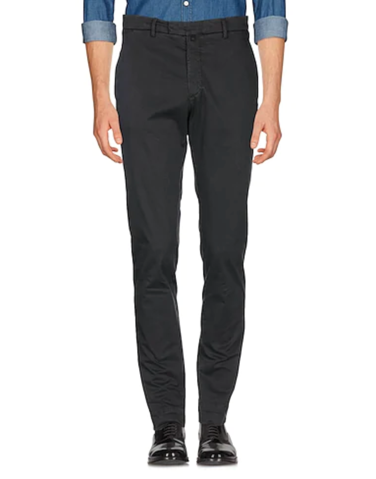 Pantalone Tasca America In Raso / Nero - Ideal Moda