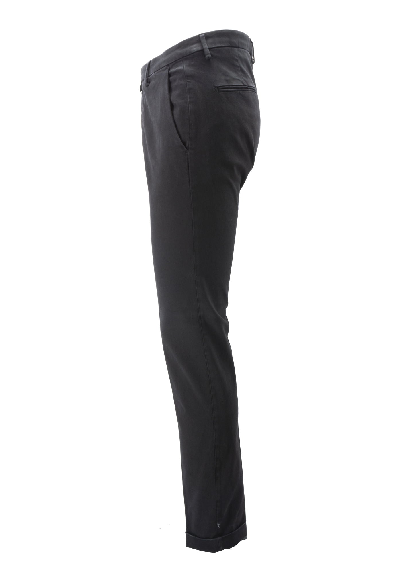 Pantalone Tasca America in Raso / Nero - Ideal Moda