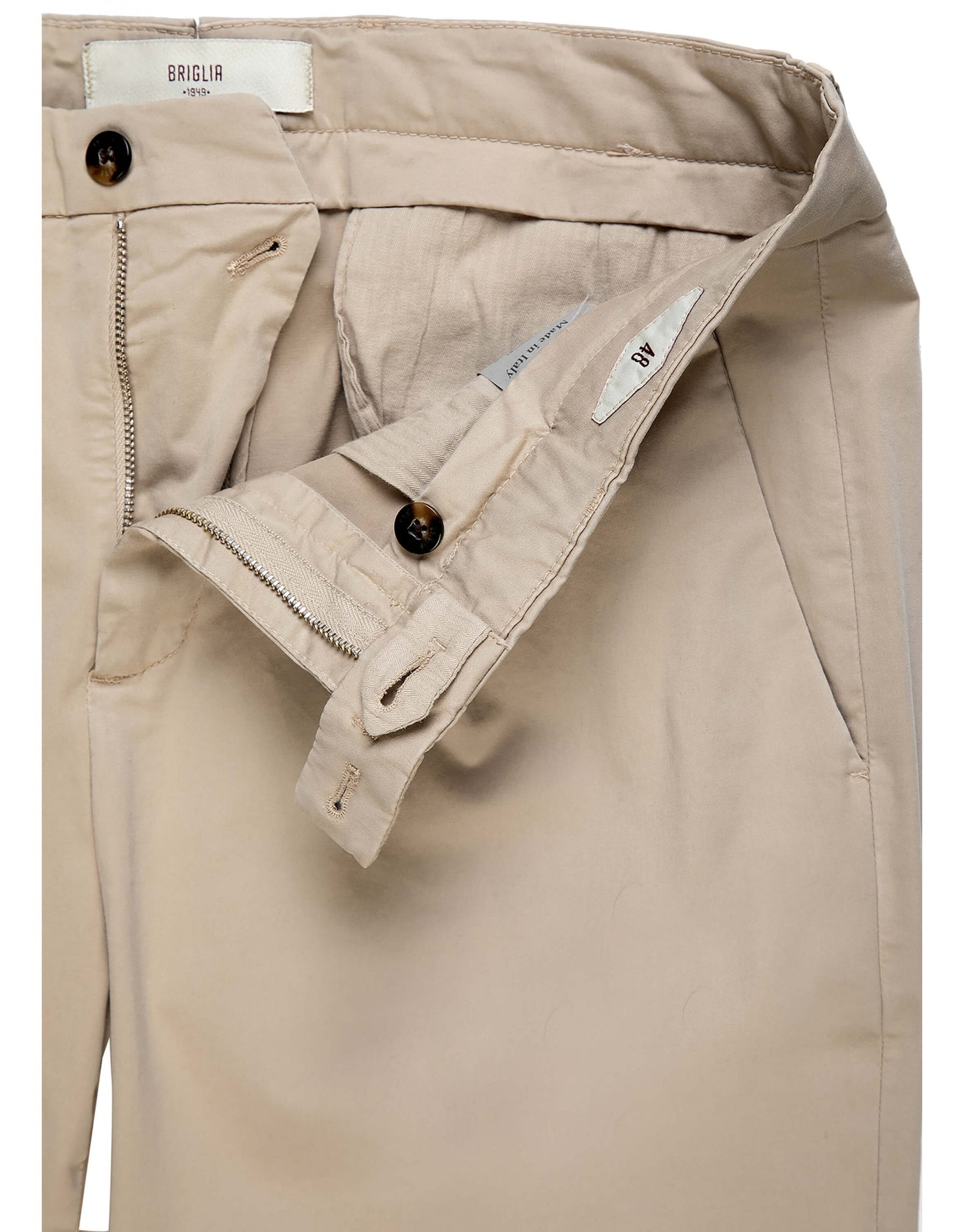 Pantalone Chino Uomo / Beige - Ideal Moda