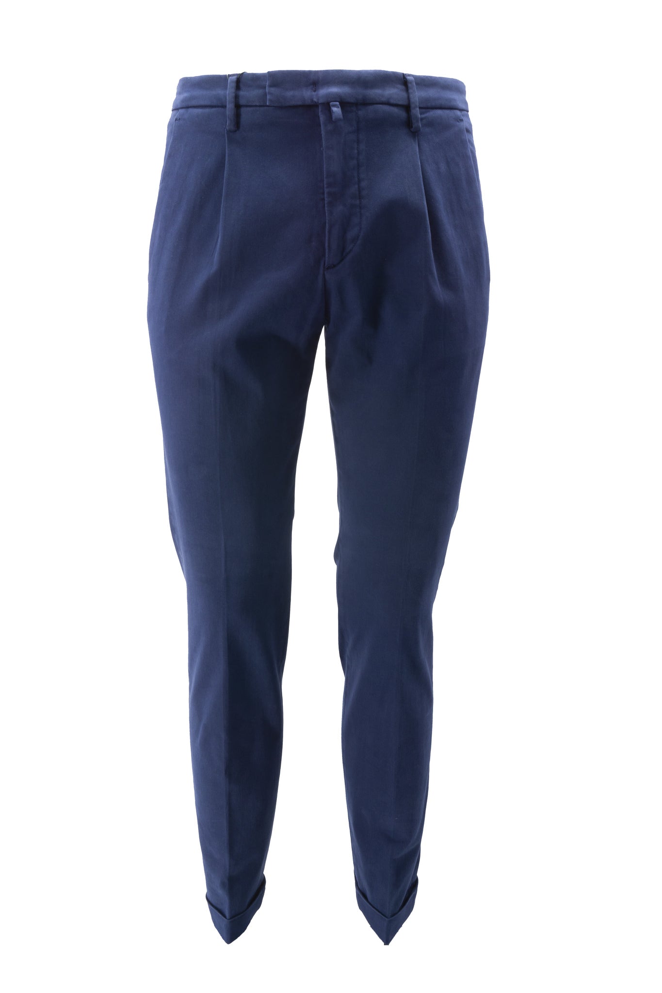 Pantalone Tasca America con Pinces / Blu - Ideal Moda