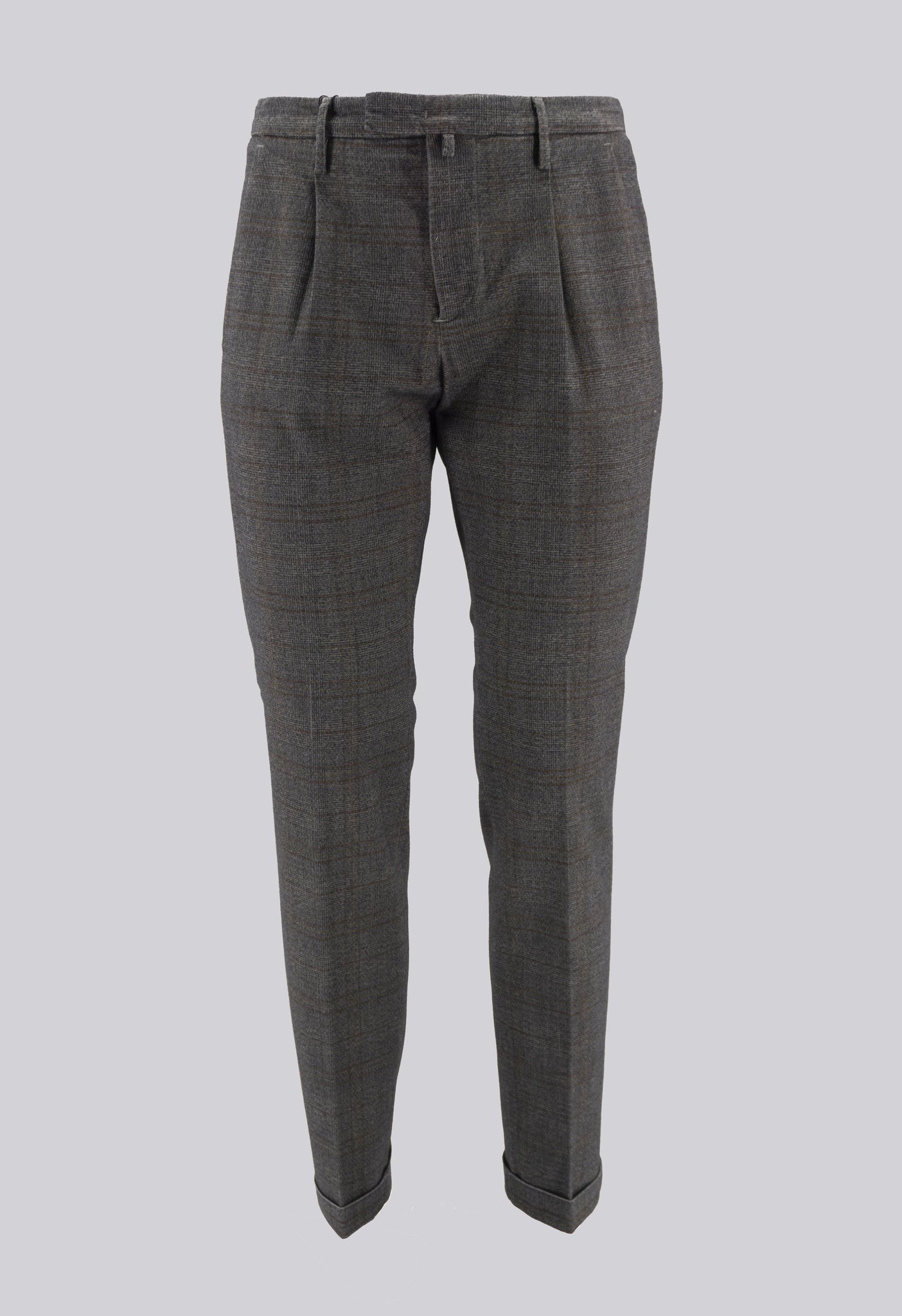 Pantalone Tasca America con Pinces / Marrone - Ideal Moda