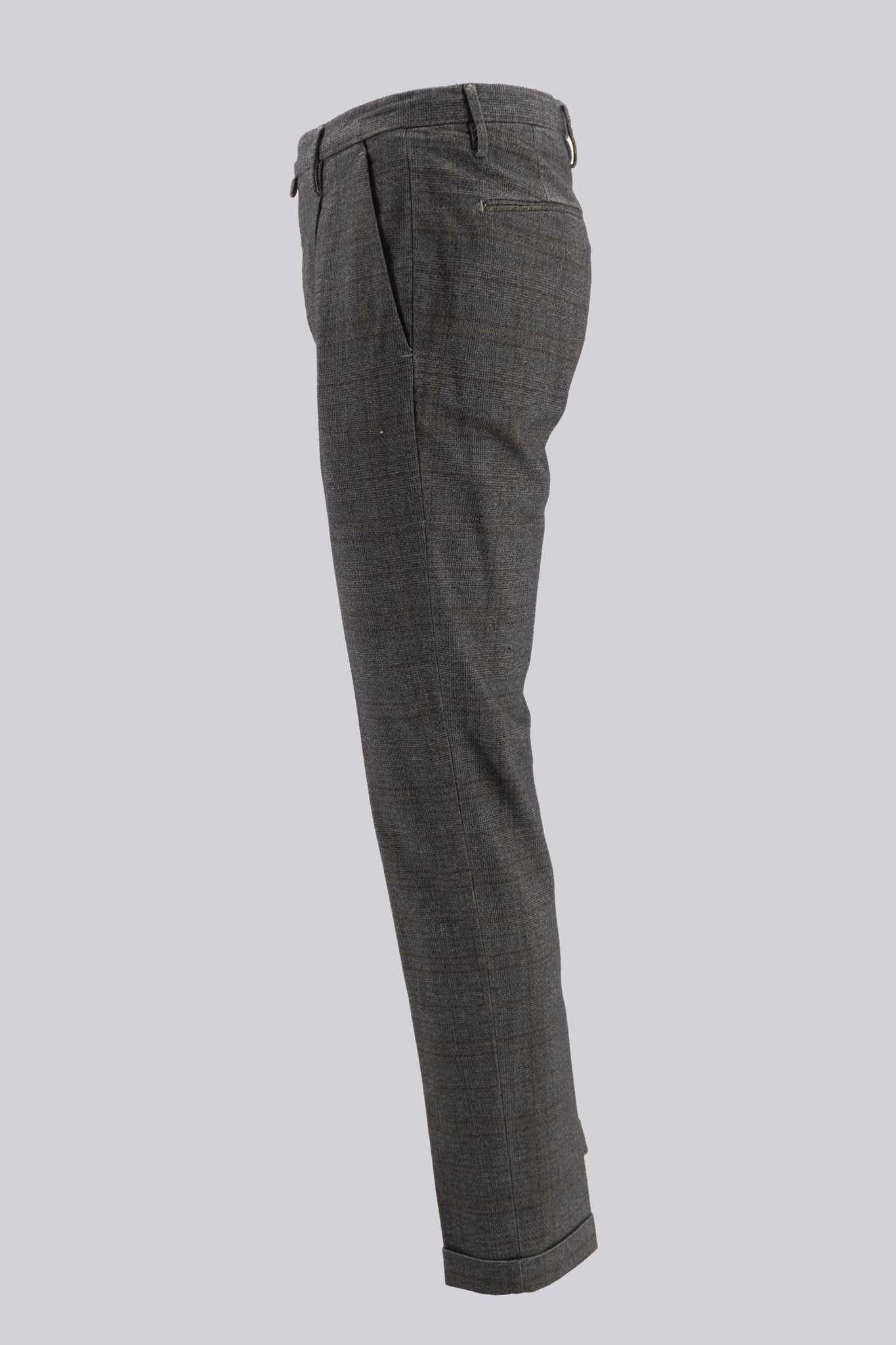 Pantalone Tasca America con Pinces / Marrone - Ideal Moda