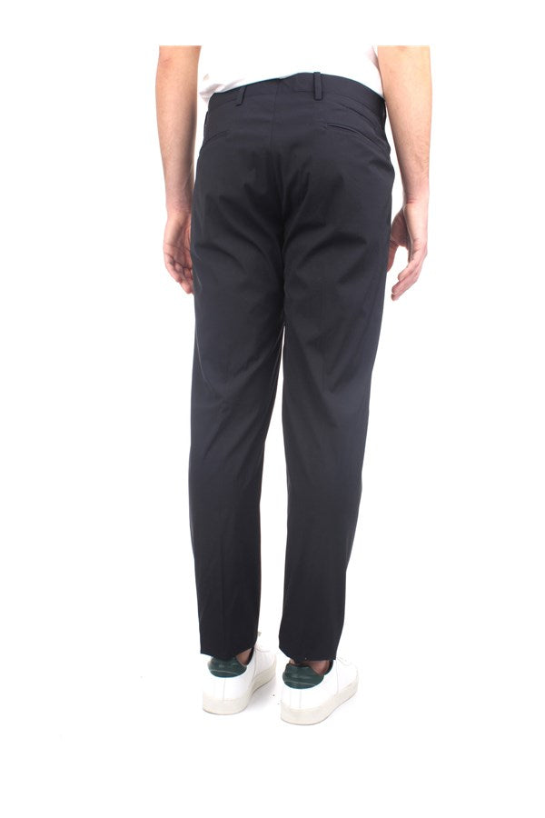 Pantalone con una pince in lana / Blu - Ideal Moda