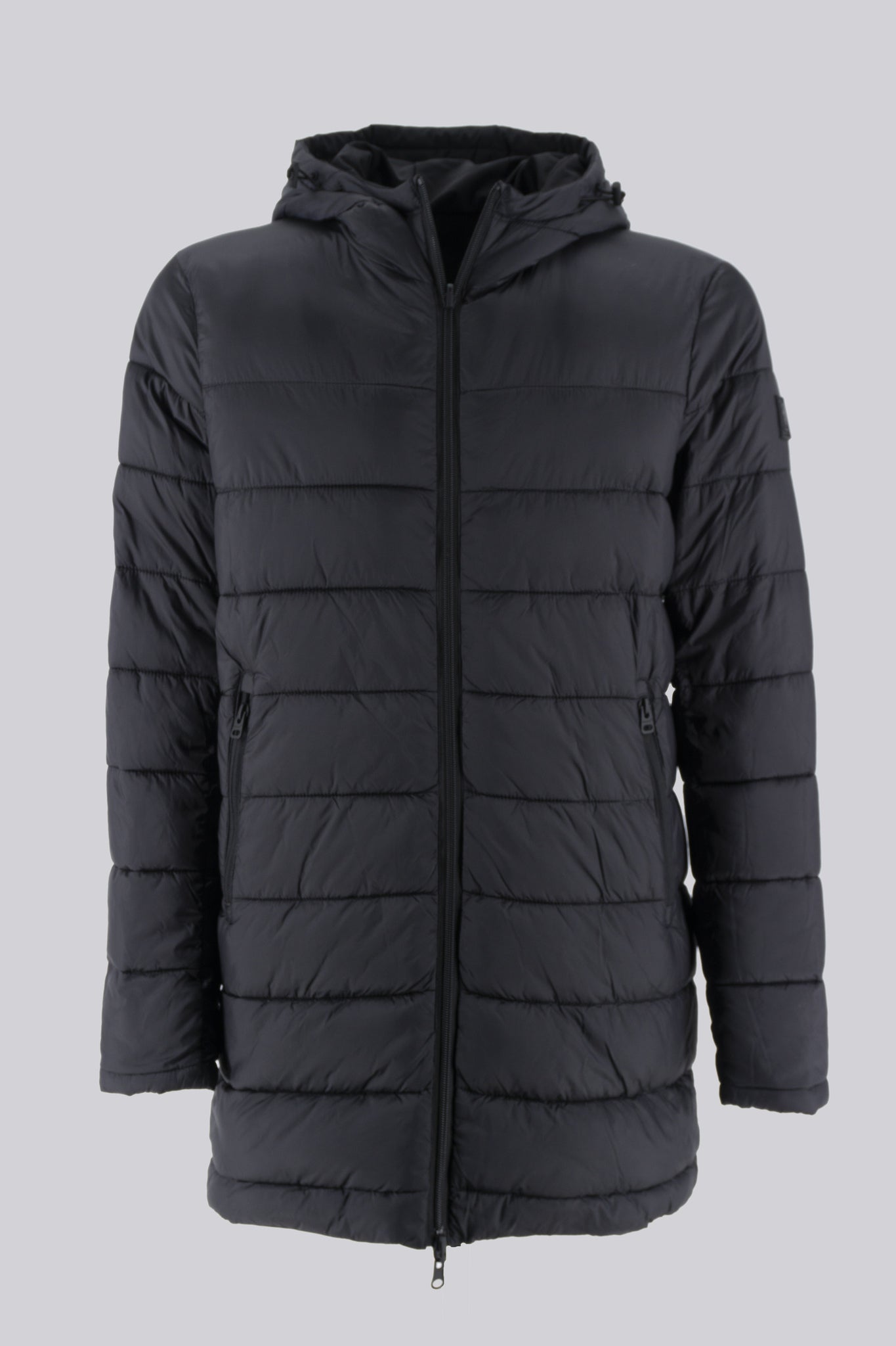 Piumino Lungo Reversibile / Nero - Ideal Moda