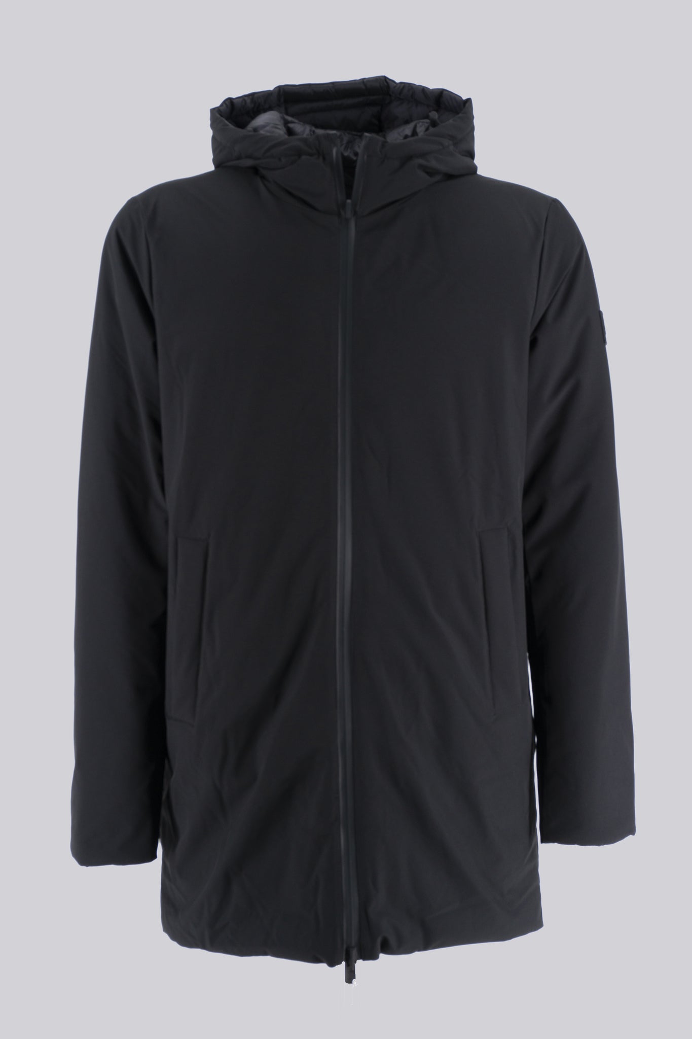 Piumino Lungo Reversibile / Nero - Ideal Moda