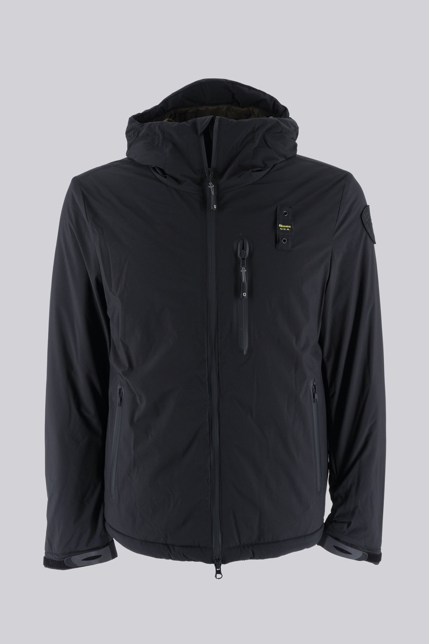 Giubbotto Con Imbottitura Eco / Nero - Ideal Moda
