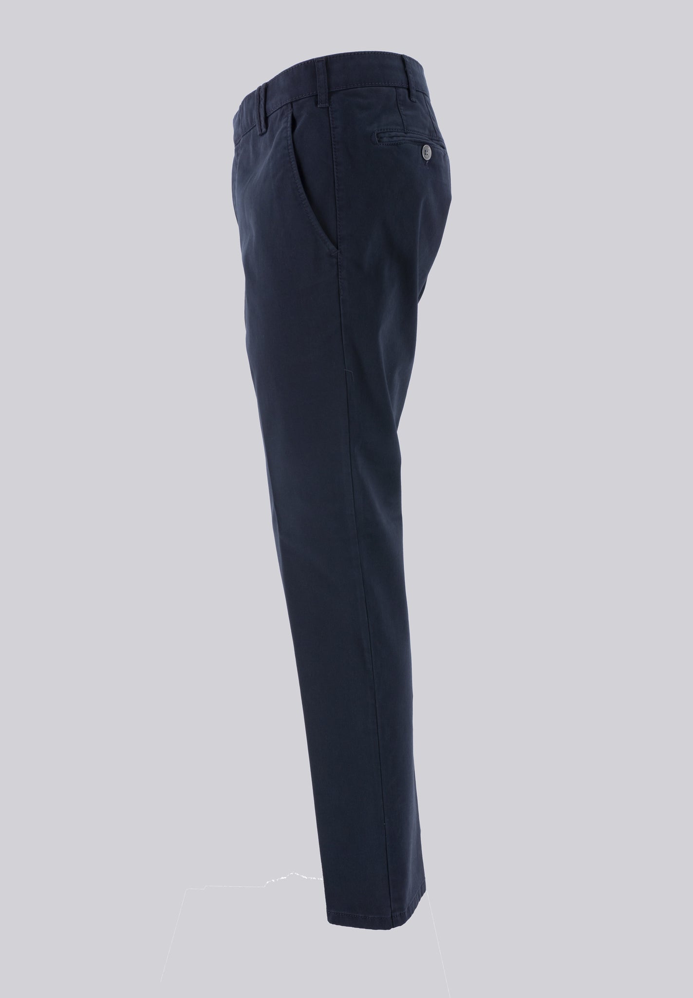 Chino In Pure Organic Cotton / Blu - Ideal Moda