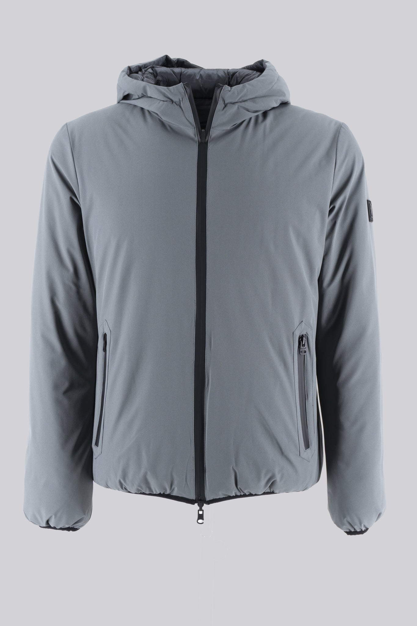 Piumino Corto Reversibile / Grigio - Ideal Moda