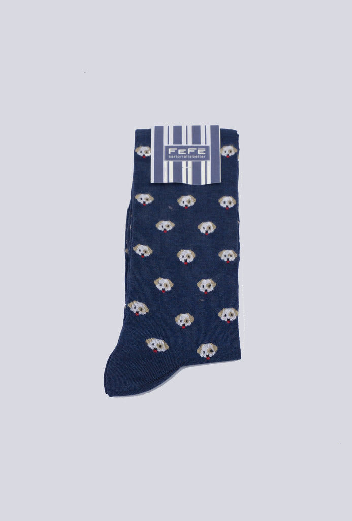 Calzino Uomo in Cotone / Blu - Ideal Moda