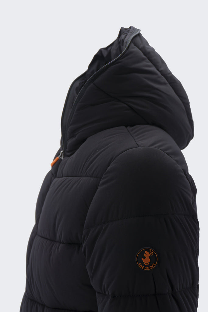 Giacca in Tessuto Elasticizzato / Nero - Ideal Moda