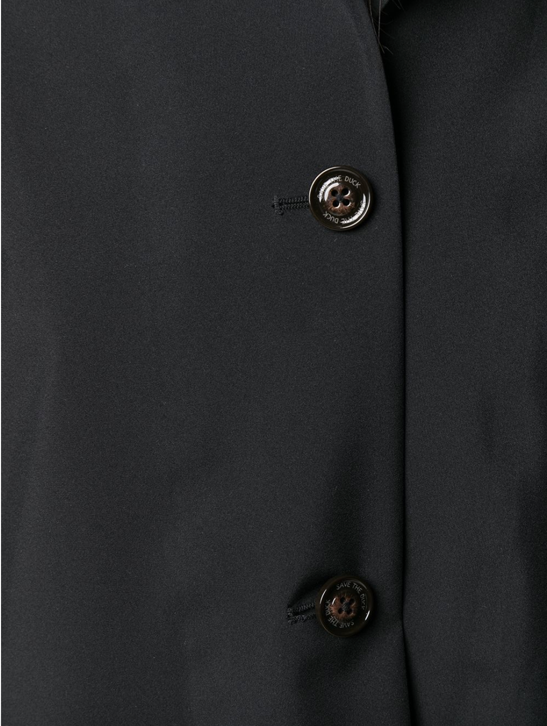 Impermeabile con cappuccio / Nero - Ideal Moda