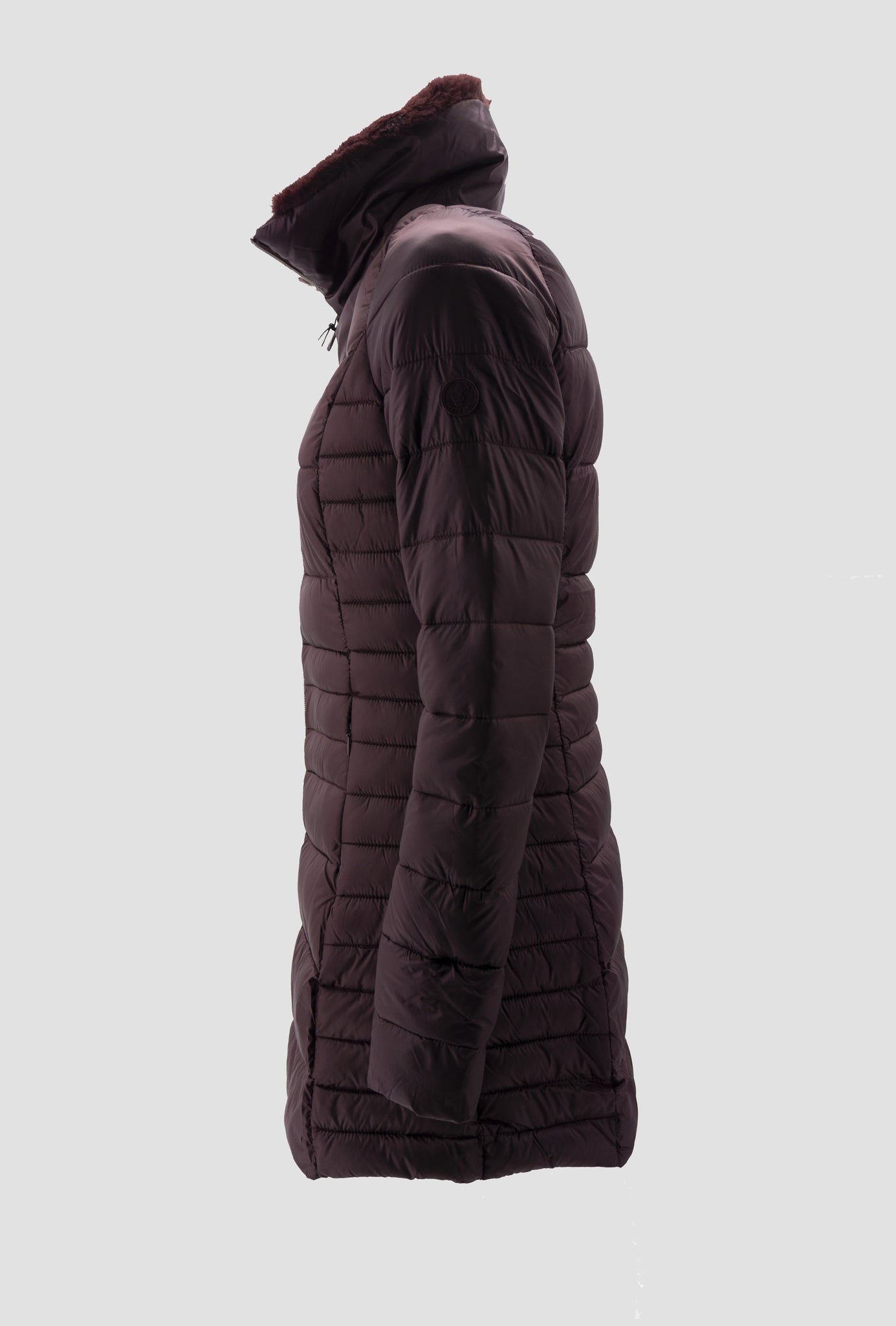 Piumino eco Collo in Piedi / Bordeaux - Ideal Moda