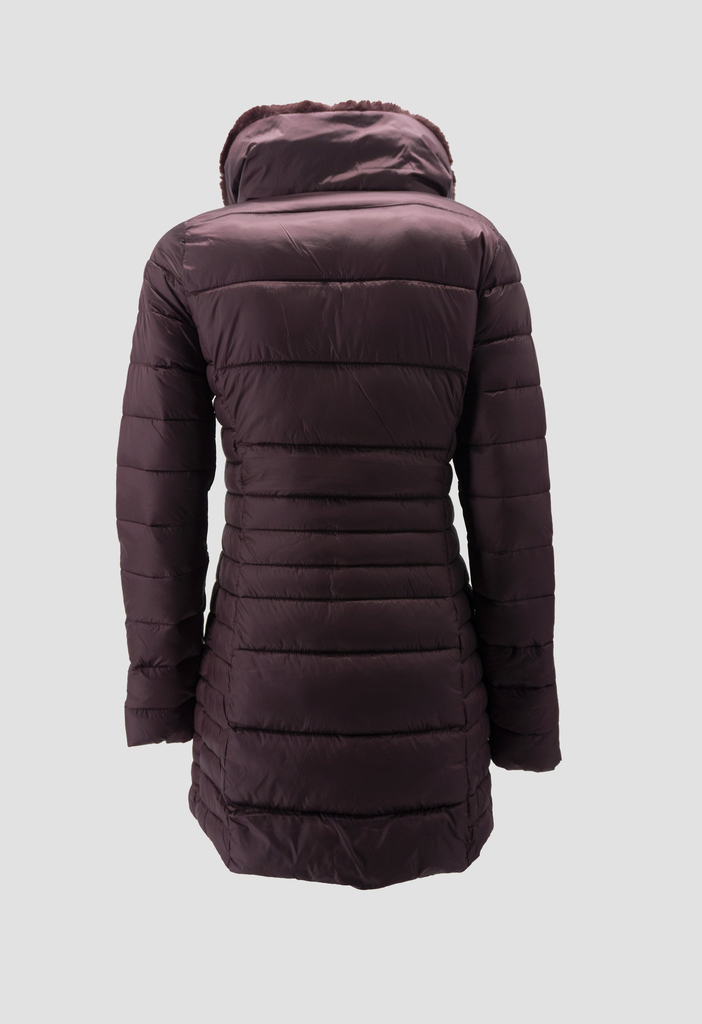 Piumino eco Collo in Piedi / Bordeaux - Ideal Moda