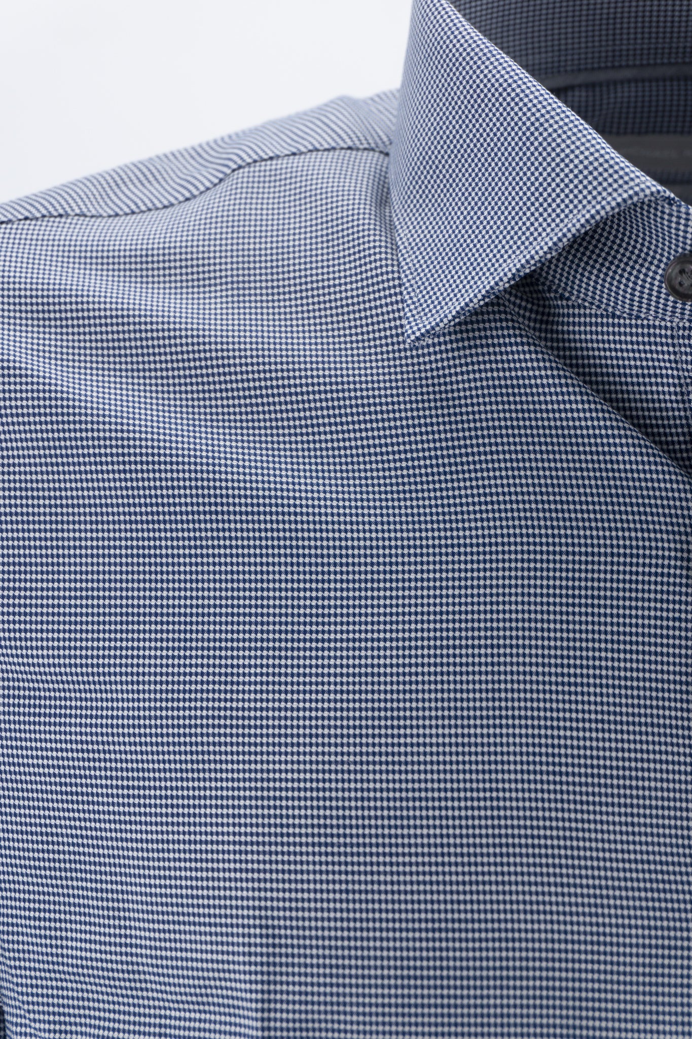 Camicia Slim a Fantasia / Blu - Ideal Moda