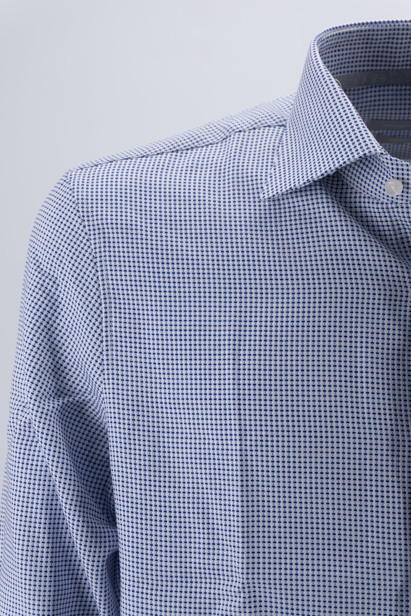 Camicia Taylor a Fantasia / Blu - Ideal Moda
