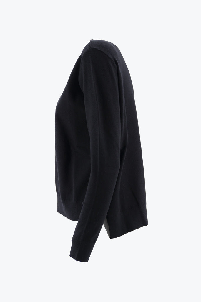 Maglia con Collo Largo / Nero - Ideal Moda