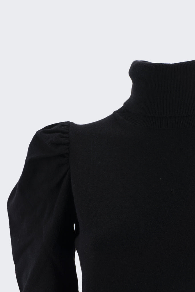 Maglia Collo Alto / Nero - Ideal Moda
