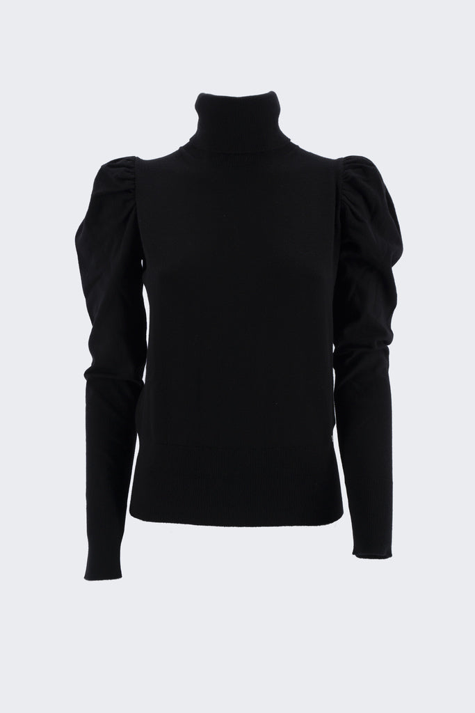 Maglia Collo Alto / Nero - Ideal Moda