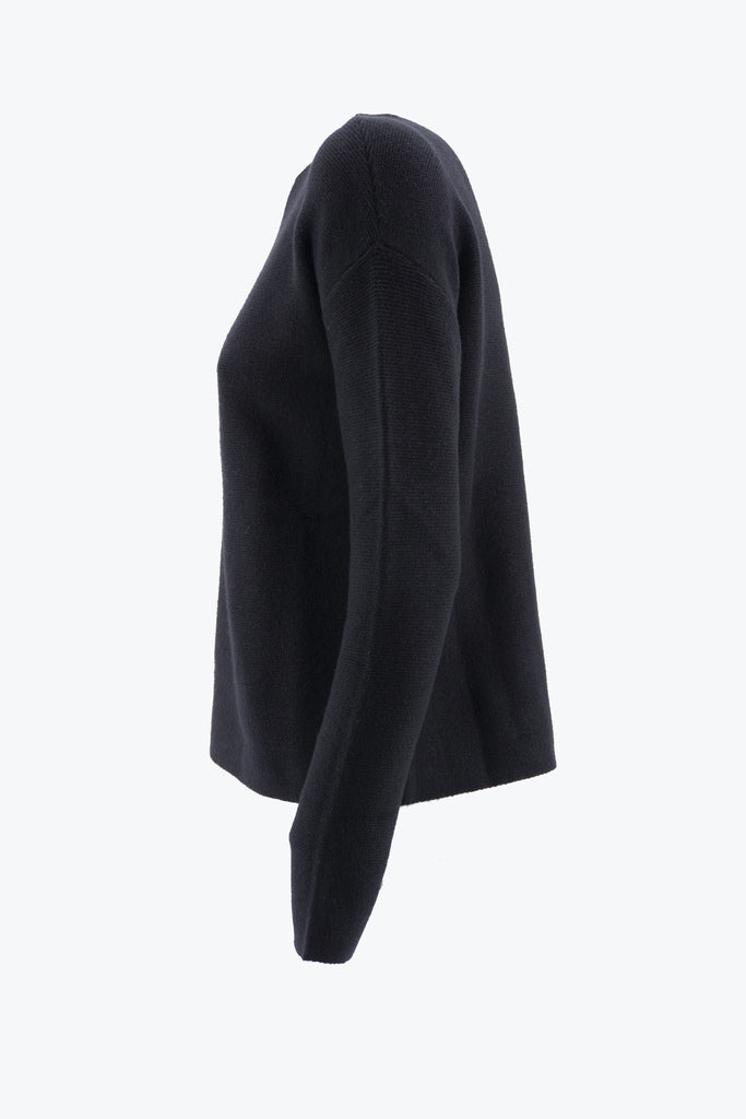 Maglia Girocollo / Nero - Ideal Moda