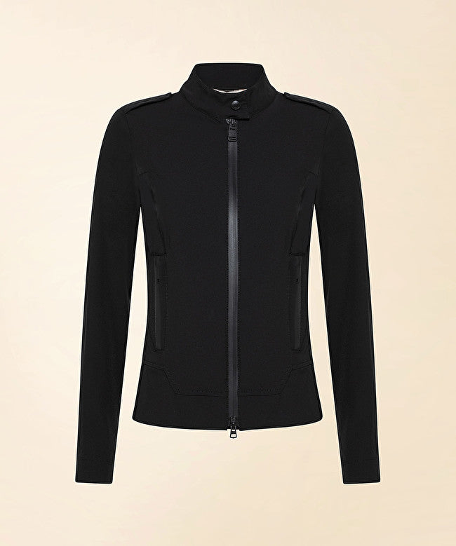Biker slim stretch e down proof / Nero - Ideal Moda