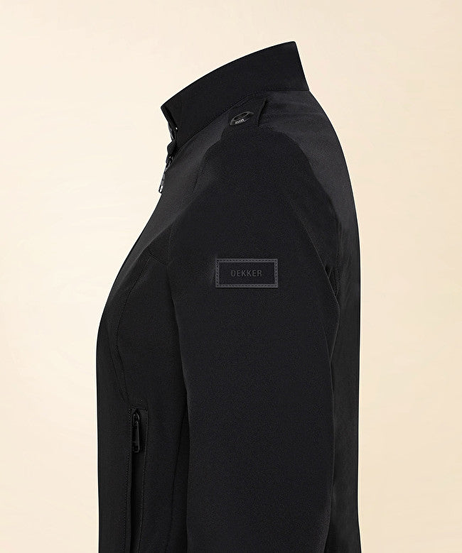 Biker slim stretch e down proof / Nero - Ideal Moda