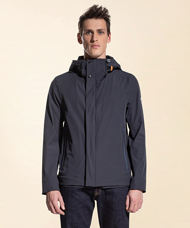 Utility jacket anti-vento / Blu - Ideal Moda