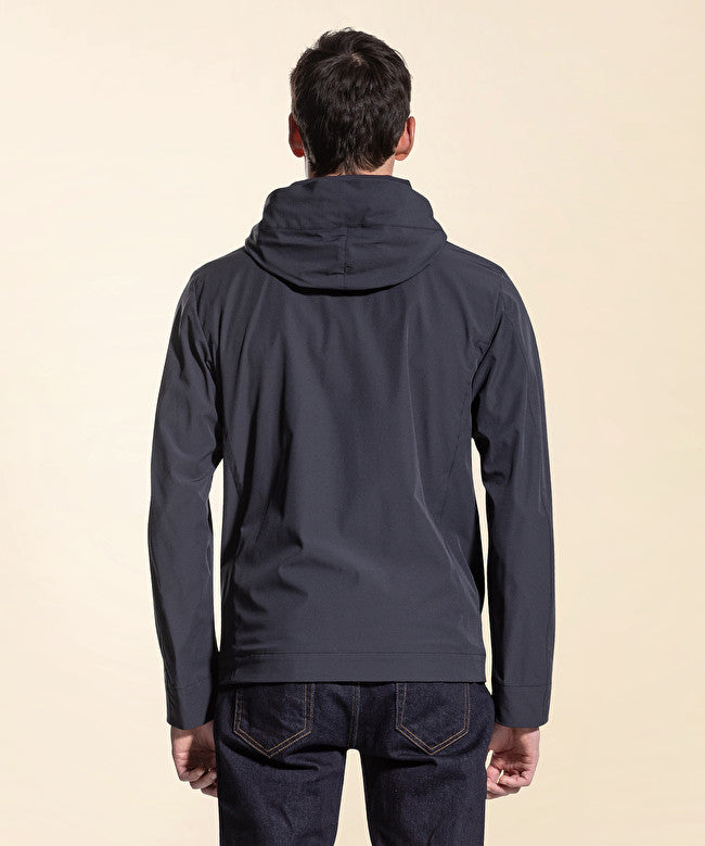 Utility jacket anti-vento / Blu - Ideal Moda