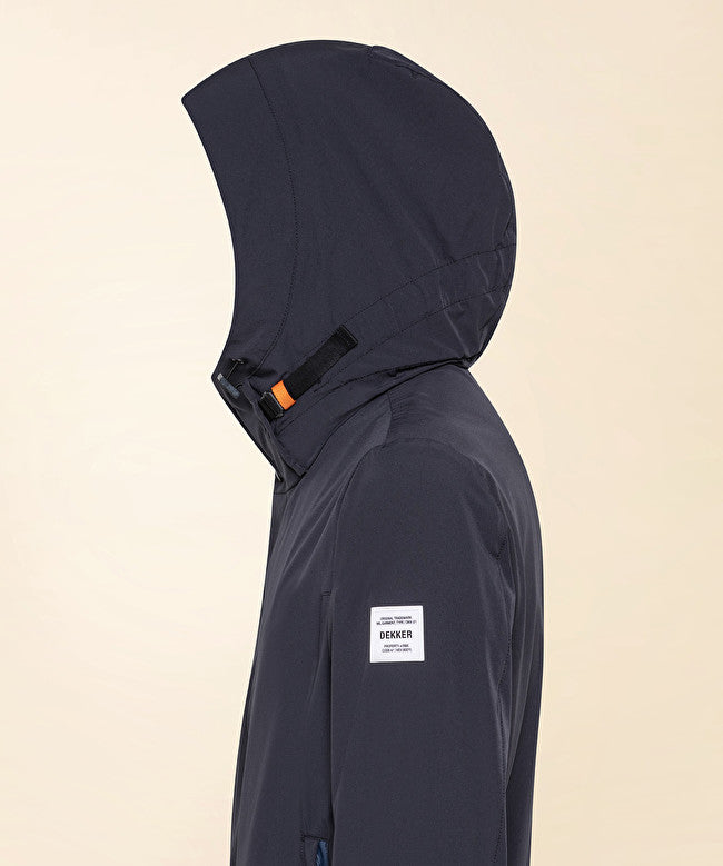 Utility jacket anti-vento / Blu - Ideal Moda
