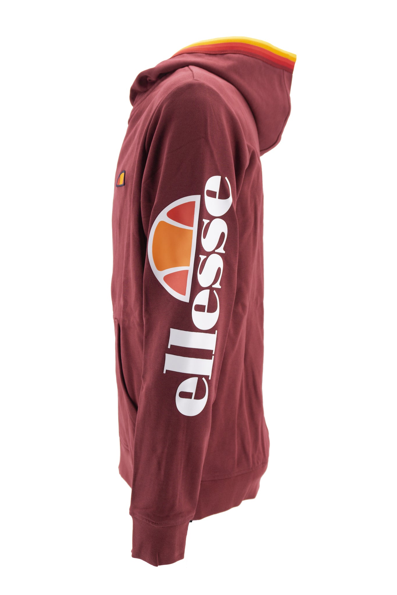 Felpa con Zip Intera / Bordeaux - Ideal Moda