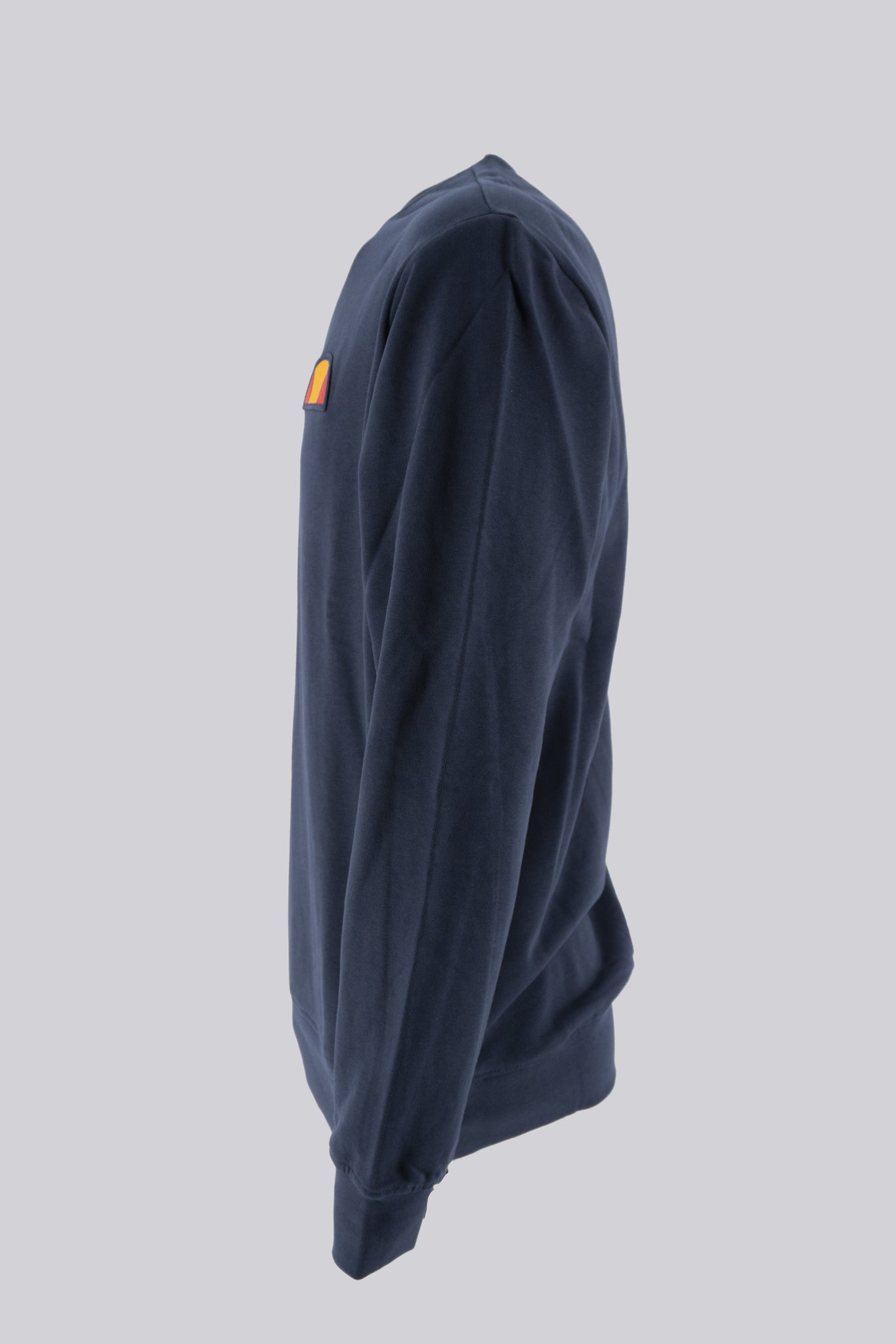 Felpa Girocollo con Logo / Blu - Ideal Moda