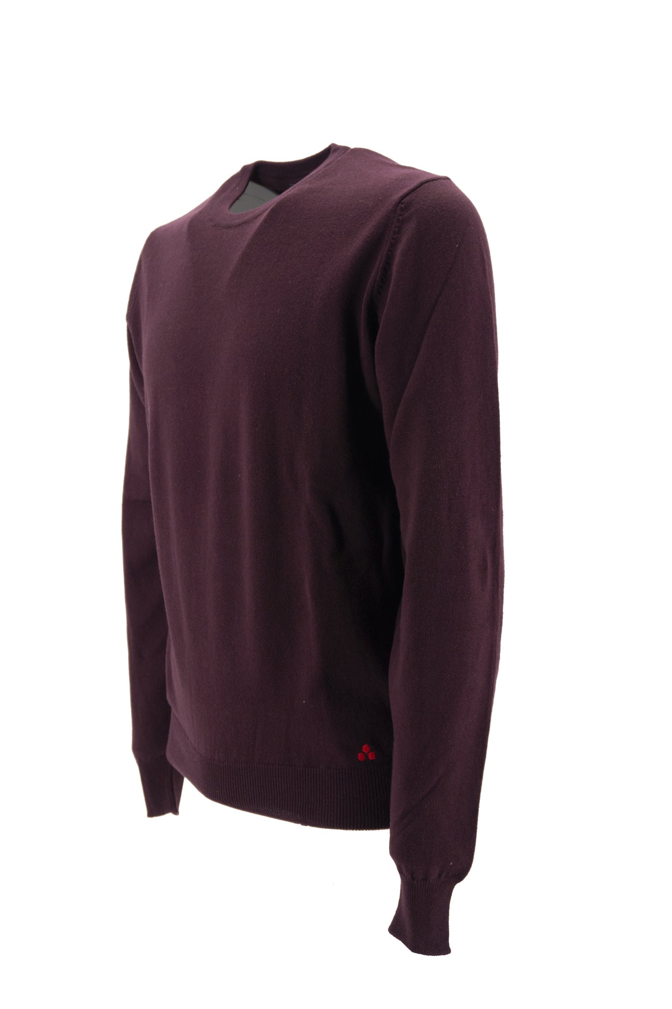 Maglia in Tricot Cotone e Lana / Bordeaux - Ideal Moda