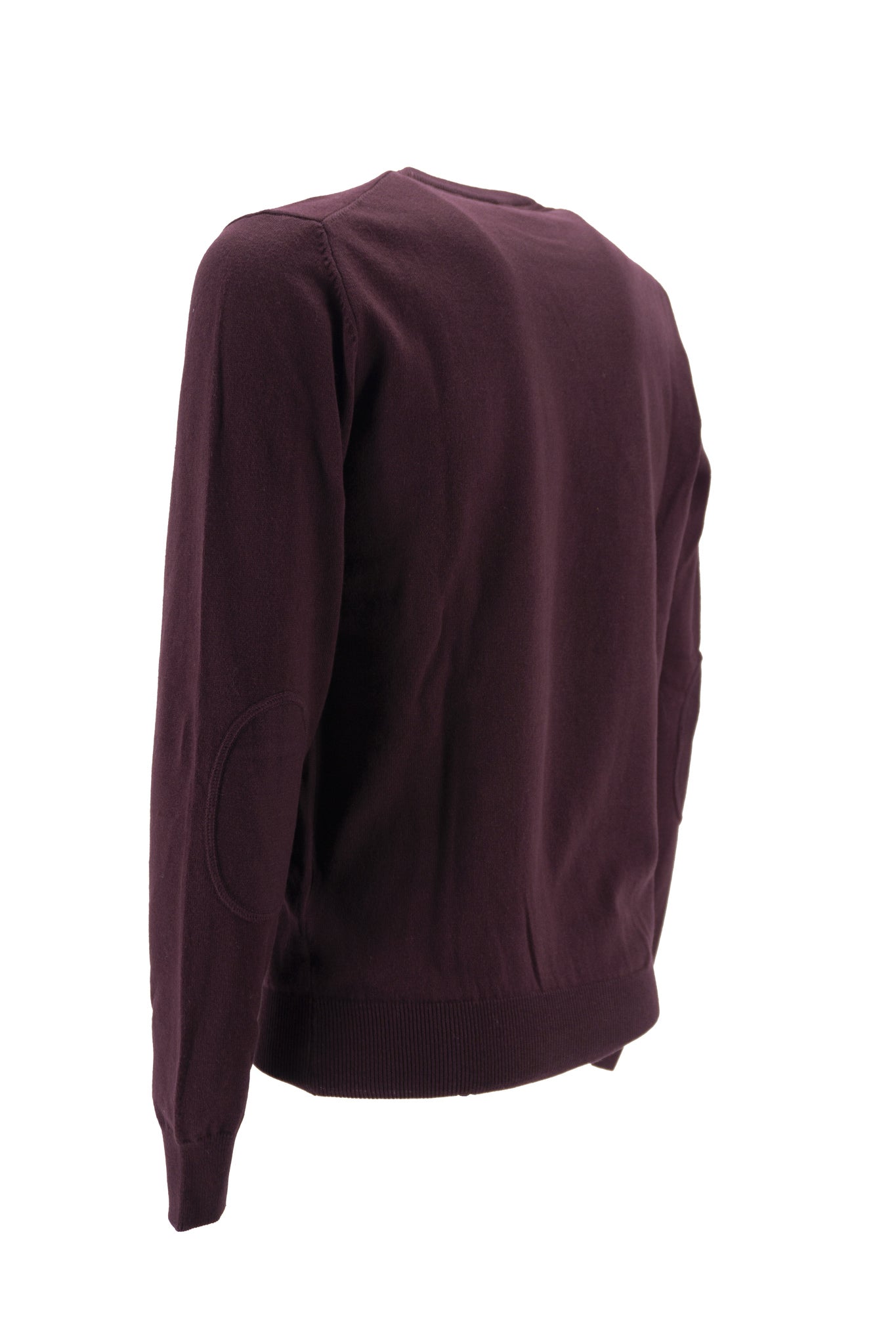 Maglia in Tricot Cotone e Lana / Bordeaux - Ideal Moda