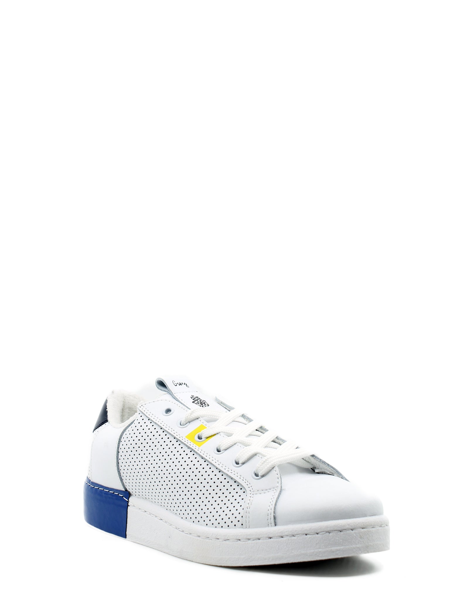 Sneakers bianca con contrasti / Bianco - Ideal Moda