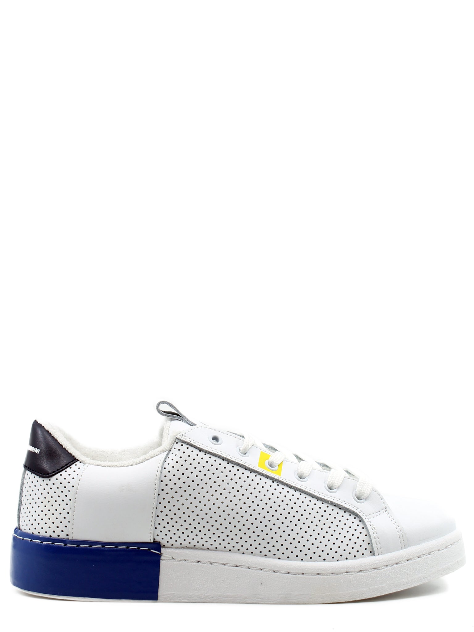 Sneakers bianca con contrasti / Bianco - Ideal Moda