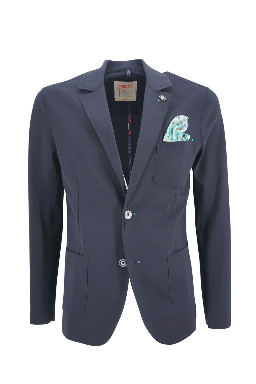 Giacca elasticizzata / Nero - Ideal Moda